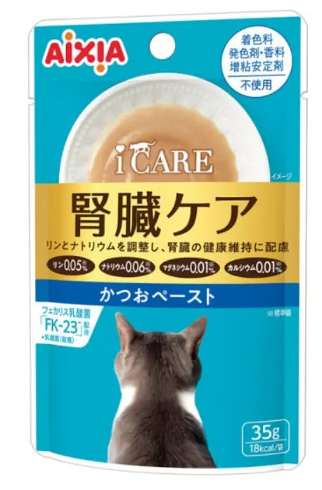 AIXIA i-CARE 護理系列餐包 腎臟保健 鰹魚泥狀 貓濕糧 貓糧 35g #IC-4