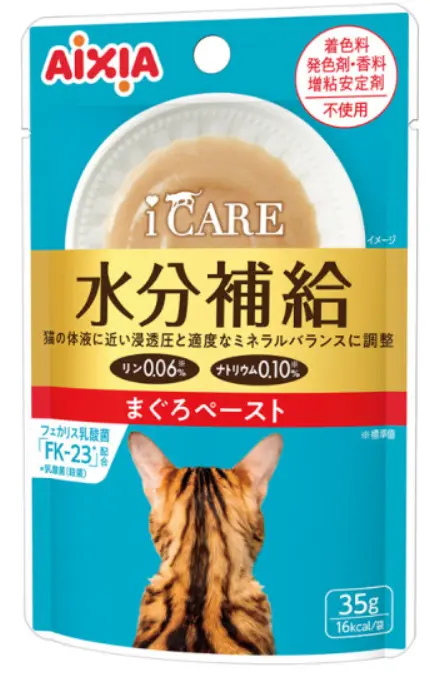 AIXIA i-CARE 護理系列餐包 水分補給 吞拿魚泥狀 貓濕糧 貓糧 35g #IC-1