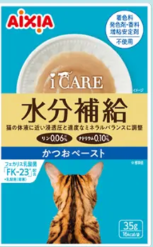 AIXIA i-CARE Hydration Care Bonito Paste Cat Pouch Cat Food 35g #IC-2