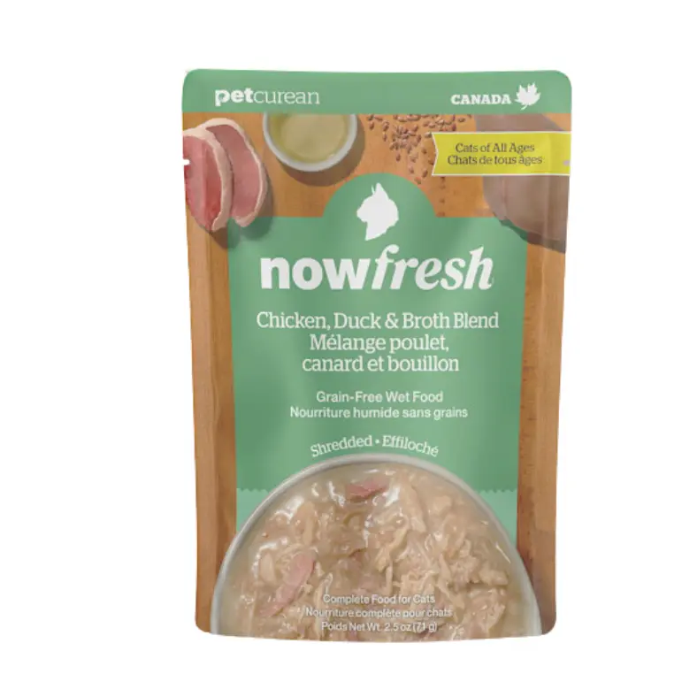 Now Fresh All Ages Chicken, Duck & Broth Grain-Free Pouch Wet Dog Food 2.5oz