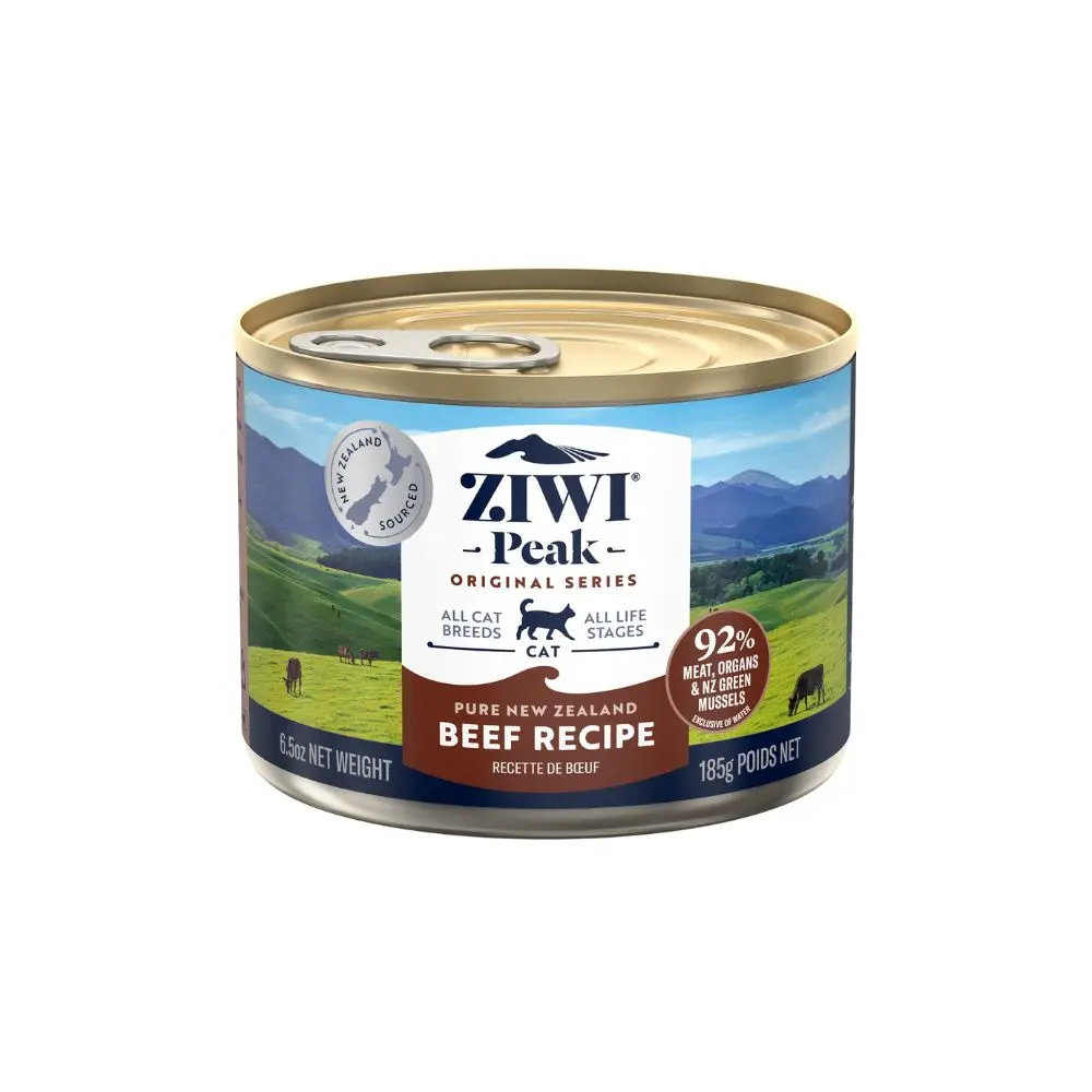 ZIWI Peak 鮮肉牛肉配方 貓貓罐頭 185g x 6 