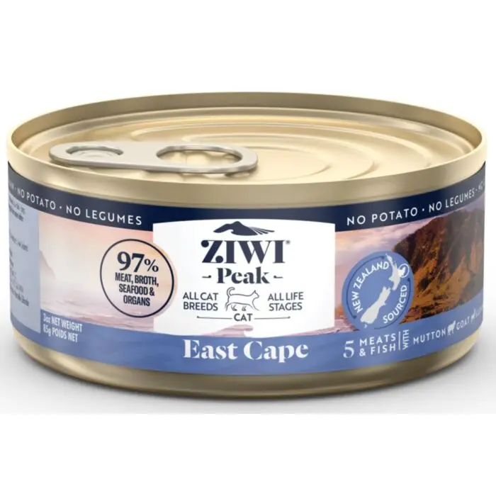 Ziwi Peak  East Cape Recipe Wet Food (Mutton, Goat, Fish Flavor) for Cats 85g x6