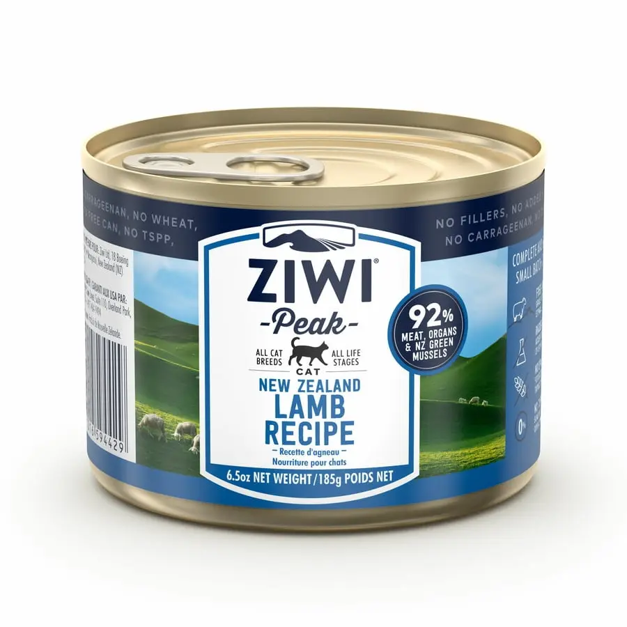 ZIWI Peak 鮮肉羊肉配方 貓貓罐頭185g x 6