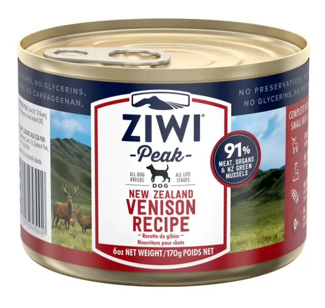 Ziwipeak - 巔峰 鮮肉狗狗罐頭 鹿肉配方 170g