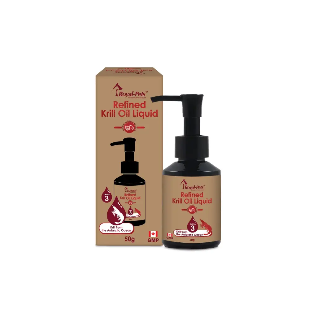 Royal-Pets Refined Krill Oil Liquid for Cats & Dogs 50ml