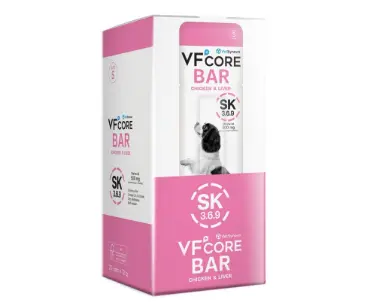 VF+Core Skin Support (Omega 3,6,9) (Chicken & Liver) Bar Treats for Dogs 12g x20 (SK)