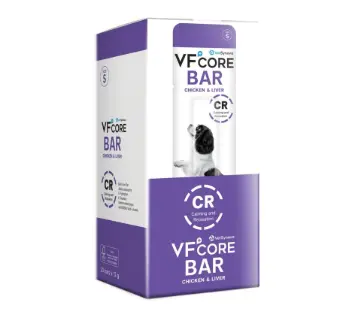 VF+Core Calming and Relaxation (Chicken & Liver) Bar Treats for Dogs 12g x20 (CR)