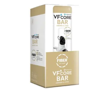 VF+Core FIBER Gut Health (Chicken & Liver) Bar Treats for Dogs 12g x20 (FIBER)