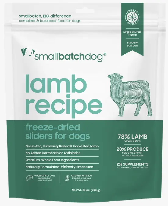 Smallbatch 羊肉主食凍乾 狗糧 25oz