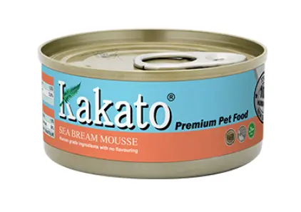 Kakato 卡格  鯛魚慕絲 罐頭  70g (貓狗適用)