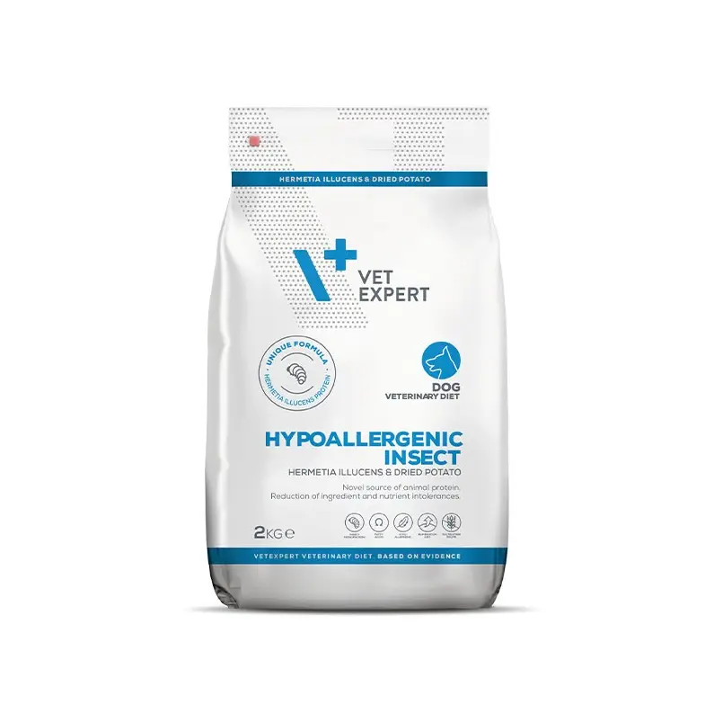 Vet Expert V+ Hypoallergenic 低過敏 (昆蟲蛋白) 處方糧 狗乾糧 狗糧 2kg