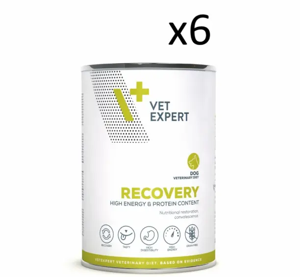 Vet Expert V+ 康復期處方 狗罐頭400g *6