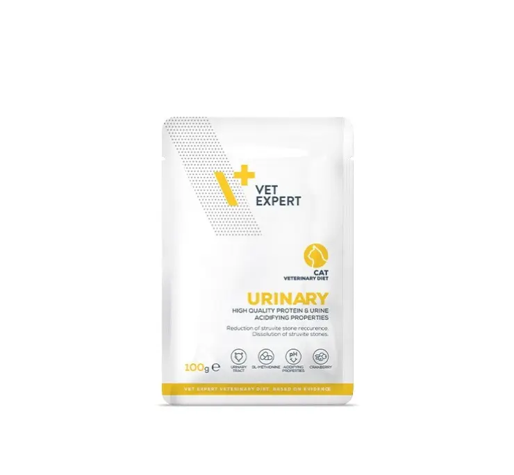 Vet Expert V+ Prescription Diet Urinary Cat Pouch 100g*12