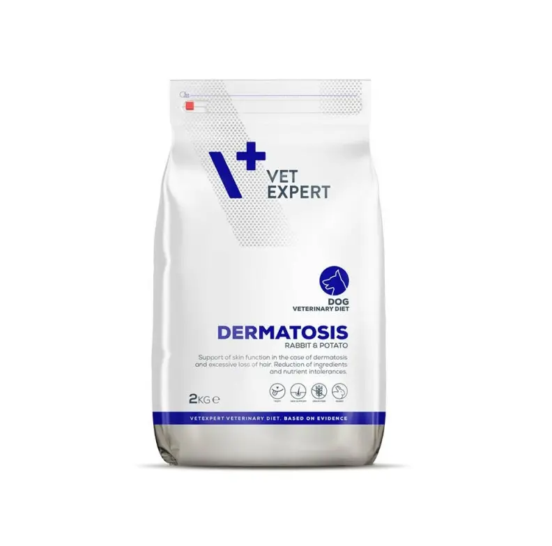 Vet Expert V+ Prescription Diet Dermatosis (Rabbit & Potato) Dry Dog Food 2KG