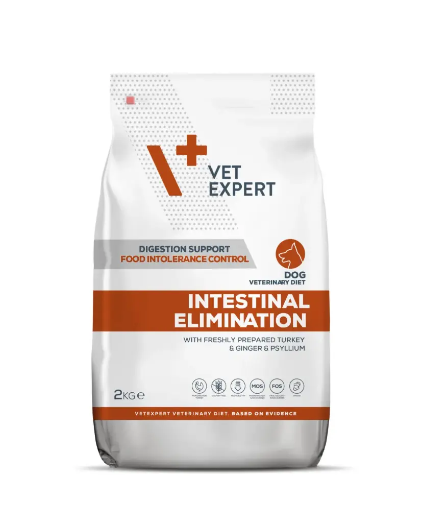Vet Expert V+ Prescription Diet Intestinal Elimination (Low Fat) Dry Dog Food 2KG