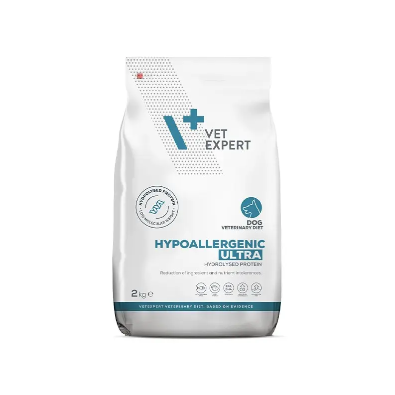 Vet Expert V+ Prescription Diet Hypoallergenic (Insect Protein) Dry Dog Food 2KG