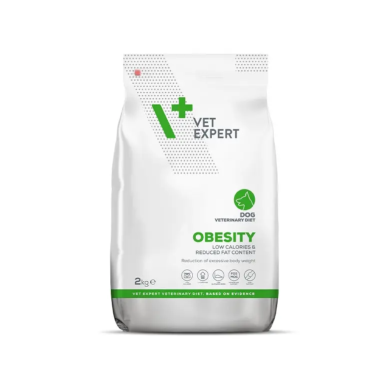 Vet Expert V+ Prescription Diet Obesity Dry Dog Food 2KG