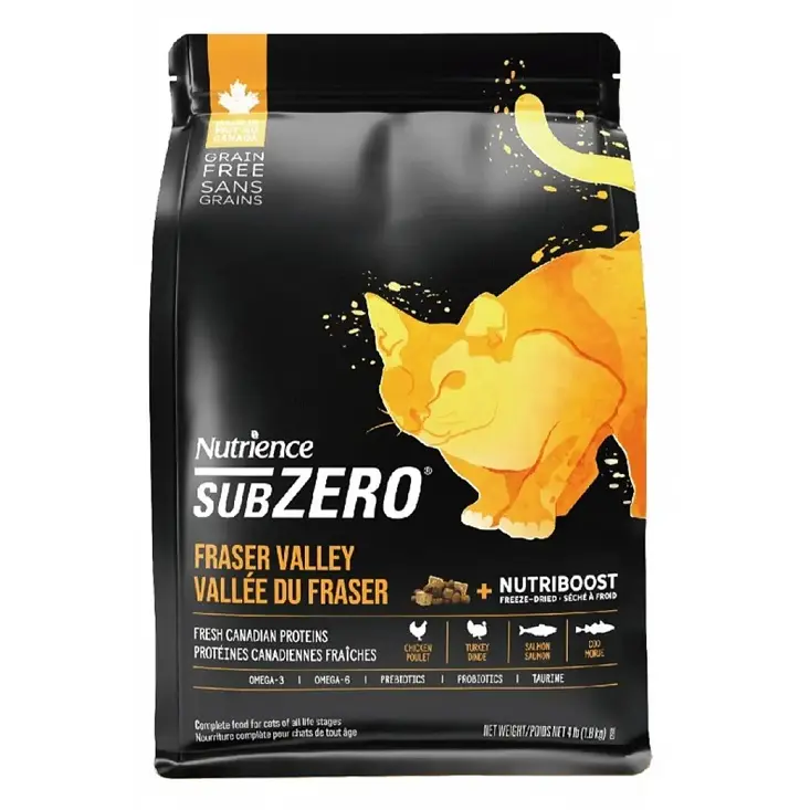 Nutrience Subzero Fraser Valley High Protein Cat Food 10lbs