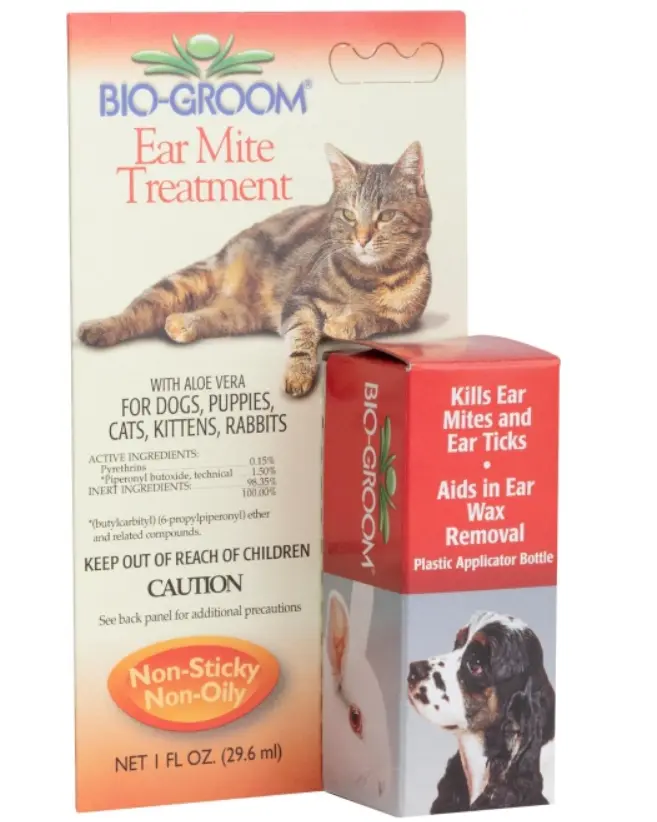 Bio-Groom 去耳蜱和耳蟎 滴劑 1oz (貓, 狗及兔子適用)
