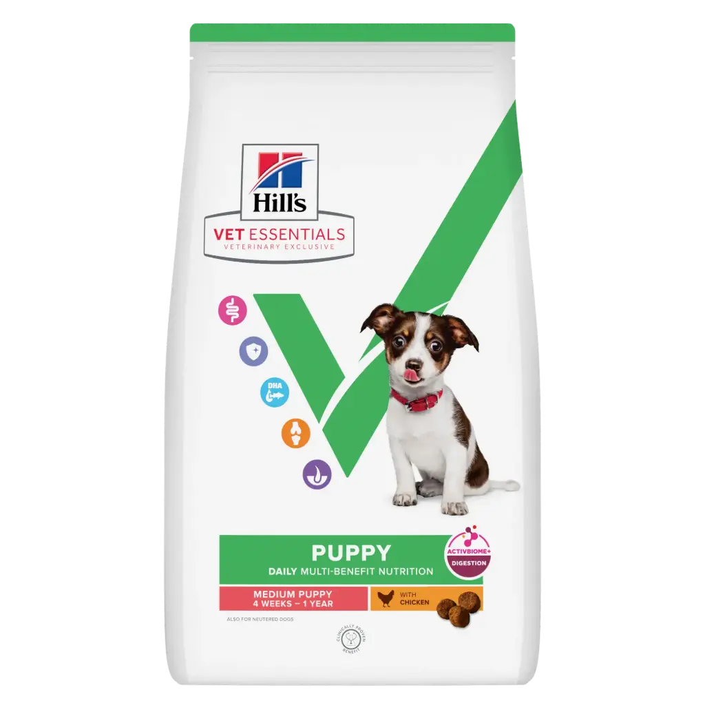 Hill's Vet Essentials中型幼犬 (4個月-1歲)獸醫保健 成長 乾糧 8kg