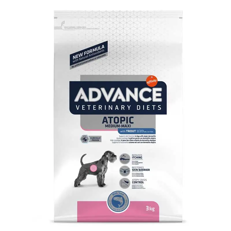 ADVANCE 皮膚專用 處方糧 中型及大型犬 乾糧 3KG