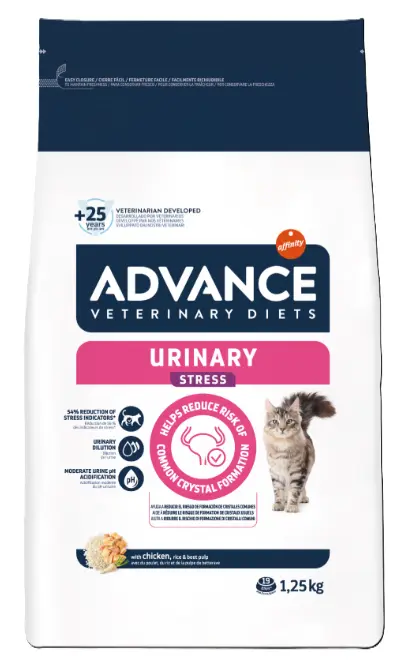 ADVANCE Prescription Diet Urinary Stress Dry Cat Food 1.25kg