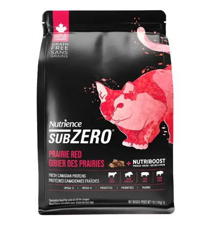 Nutrience Subzero Prairie Red High Protein Cat Food 4lb