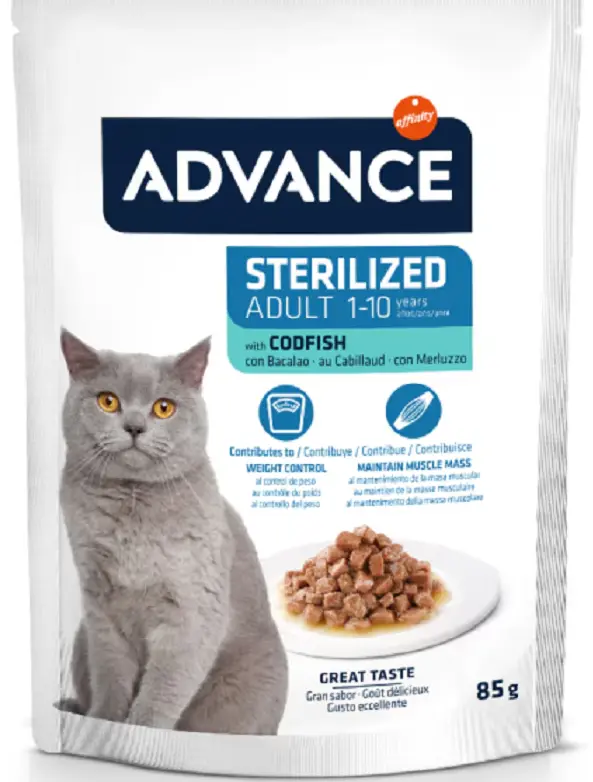 ADVANCE Cat Daily Series CodFish Flavour Sterilized Cat Pouch 85g