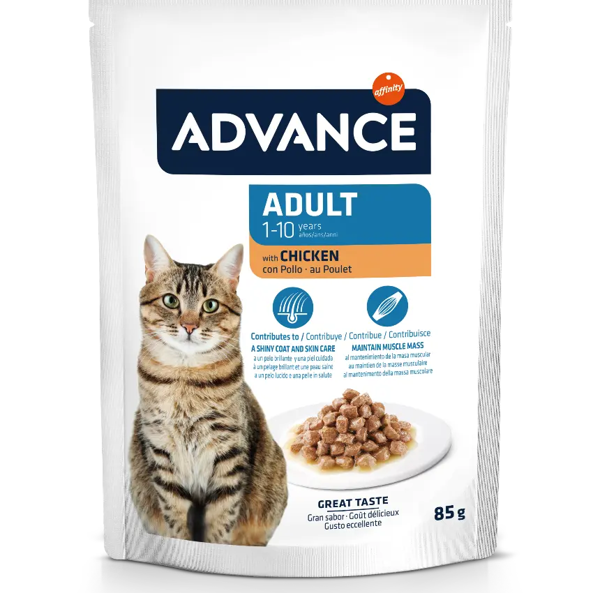 ADVANCE Cat Daily Series Chicken Flavour Cat Pouch 85g