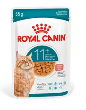 Royal Canin Cat 老齡貓11+營養主食濕糧 老貓糧 貓濕糧 (肉塊與肉汁) 85gx12