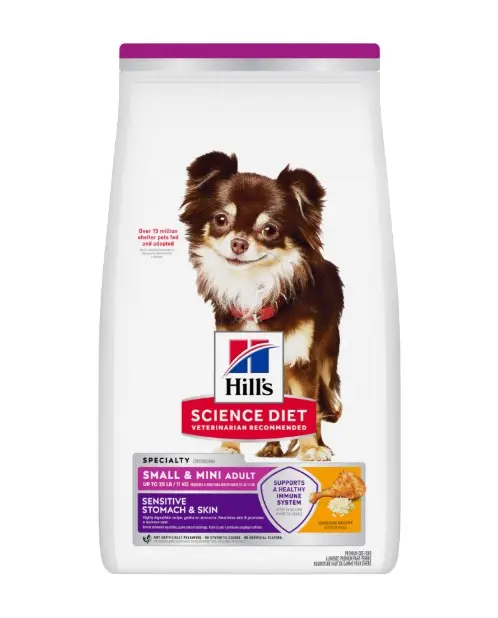 Hill's Science Diet Sensitive Stomach & Skin Chicken Recipe Small & Mini Adult Dog Dry Food 4lb