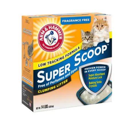 美國 Arm & Hammer Super Scoop 原味配方貓砂  (無香味) 14lbs #藍色