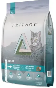 Trilogy  Australian Barramundi With Pacific Island Tuna + Freeze Dried New Zealand Lamb Dry Adult Cat Food 5kg