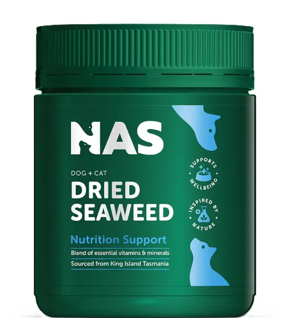 Natural Animal Solutions (NAS) Dried Seaweed Powder For Cats & Dogs 300g