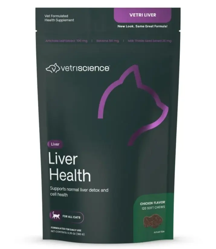 VetriScience Liver Health For Cats 120 Chews