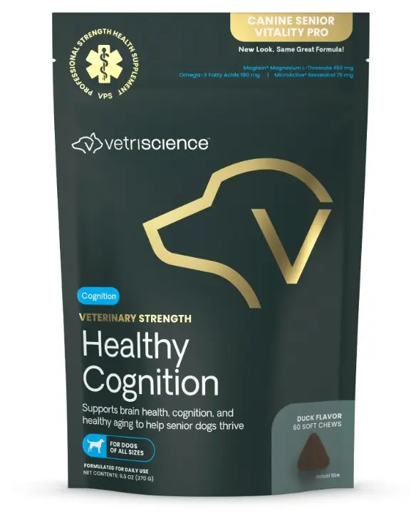 VetriScience Veterinary Strength Health Cognition for Dogs 60 Chews