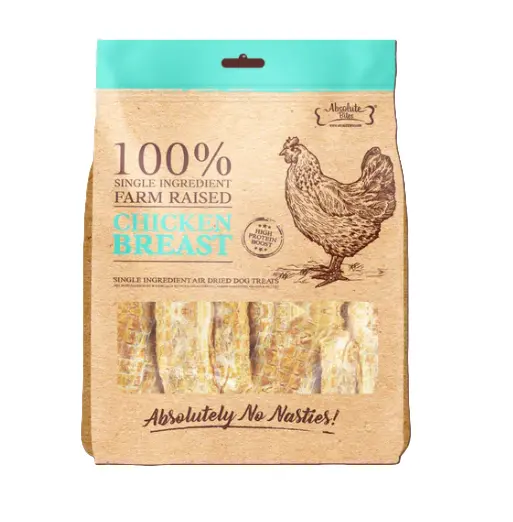 Absolute Bites Air Dried Chicken Breast Dog Treats 450g