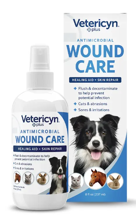 Vetericyn Plus Antimicrobial Wound Care Spray (Pet Use) 8oz
