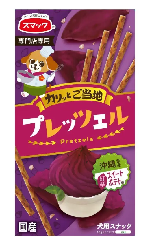 Smack Pocky Okinawa Sweet Potato Flavor Treats For Dogs 30g  #SM1348