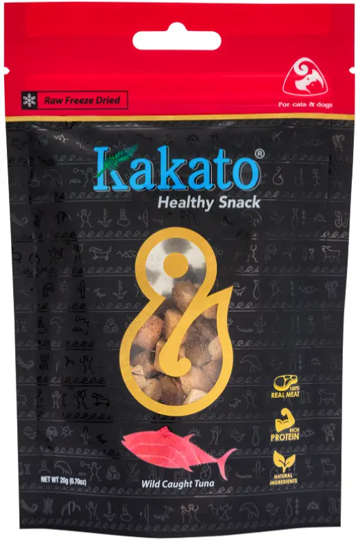 Kakato Freeze Dried Salmon Treats For Cats & Dogs 20g 