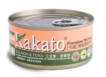 Kakato 卡格 三文魚、吞拿魚 罐頭 170g (貓狗適用)