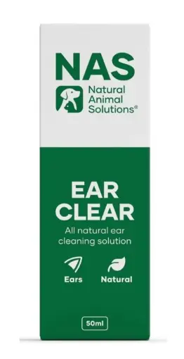 Natural Animal Solutions (NAS) Ear Clear For Cats & Dogs 50ml
