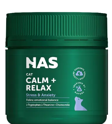 Natural Animal Solutions (NAS) 貓用 情緒舒緩保健粉 80g
