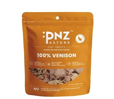 PNZ Freeze Dried 100% Venison Cat Treats 50g