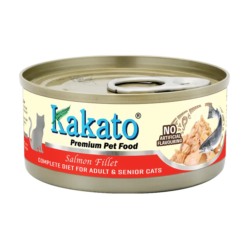 Kakato - 成貓主食罐頭(三文魚味) 70g