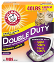 美國 Arm & Hammer Doouble Duty Clumping Cat Litter 特強除臭配方 貓砂 40lbs