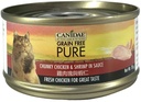 CANIDAE® PURE - 雞肉塊與蝦仁主食貓罐頭(醬) (70g)