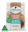 Ivory Coat GRAIN FREE PUPPY ALL BREEDS DRY DOG FOOD SALMON & OCEAN FISH 2kg