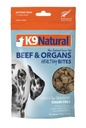 K9 Natural Beef Healthy Bites Dog Treats 50g