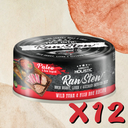 Absolute Holistic - Raw Stew Wild Tuna & Fish Roe & Duck Can for Cats & Dogs 80g X12